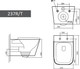 Миниатюра изображения товара Унитаз подвесной Grado GD-W237Т (с сиденьем)
