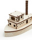 Миниатюра изображения товара Корабль игрушечный Happycon Пароход на резиномоторе / HK-K001