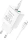 Миниатюра изображения товара Зарядное устройство сетевое Borofone BA67A + кабель Type-C-8pin (1м, белый)