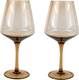 Миниатюра изображения товара Набор бокалов Mandarin Decor Гармония / DS27G4041-2A (2шт, янтарный)