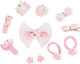 Миниатюра изображения товара Комплект аксессуаров для волос Meshu MS_60613 (11пр, светло-розовый)