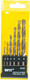 Миниатюра изображения товара Набор сверл FIT По металлу HSS полированных / 33797 (6шт)