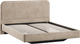 Миниатюра изображения товара Двуспальная кровать ТриЯ Тиффани Тип 1 180x200 (микровелюр Wellmart Dark Beige)
