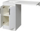 Миниатюра изображения товара Тумба с умывальником Runo Лира 45 + Гамма 105 лайт с правым крылом (напольная, белый)