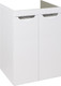 Миниатюра изображения товара Тумба с умывальником Runo Лира 60 + Гамма 120 лайт с левым крылом (напольная, белый)