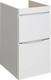 Миниатюра изображения товара Тумба с умывальником Runo Орион 45 2 ящика + Гамма 105 лайт с левым крылом (напольная, белый)