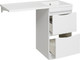 Миниатюра изображения товара Тумба с умывальником Runo Орион 45 2 ящика + Гамма 105 лайт с левым крылом (напольная, белый)