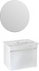 Миниатюра изображения товара Тумба с умывальником Runo Модена 75 + Оскар 75 (подвесная, белый)