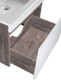 Миниатюра изображения товара Тумба с умывальником Runo Модена 75 + Оскар 75 (подвесная, железный камень)