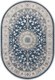Миниатюра изображения товара Ковер Arda Zarina A050B-OVAL-D.BLUE-CREAM (1.6x2.3)