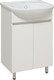 Миниатюра изображения товара Тумба с умывальником Runo Лада 50 + Уют 50 (напольная, белый)