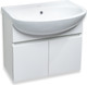 Миниатюра изображения товара Тумба с умывальником Runo Лада 50 + Уют 50 (подвесная, белый)