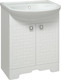 Миниатюра изображения товара Тумба с умывальником Runo Авила 60 + Уют 60 (напольная)