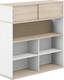 Миниатюра изображения товара Стеллаж Norden 1238 / AG.251.440.651.BG (белый/акация равелло/акация равелло)