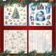 Миниатюра изображения товара Набор бумаги для скрапбукинга Остров Сокровищ Новогодний дизайн / 665438 (12л)