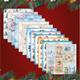 Миниатюра изображения товара Набор бумаги для скрапбукинга Остров Сокровищ Новогодний дизайн / 665438 (12л)