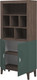 Миниатюра изображения товара Стеллаж Мебель-Неман Калипсо МН-044-03 (гикори прадо темный/комбу грин)