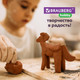 Миниатюра изображения товара Глина Brauberg Hobby / 665360 (3кг, красный)