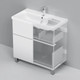 Миниатюра изображения товара Тумба с умывальником AM.PM Gem M90-FSX0802WG-WCC0802WG