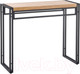 Миниатюра изображения товара Консольный столик Halmar Bolivar KN-1 (дуб золотой/черный)