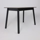 Миниатюра изображения товара Обеденный стол Мамадома Tirk Radial-110 раздвижной 110-142x70 (дымчатая керамика/черный)