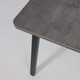 Миниатюра изображения товара Обеденный стол Мамадома Tirk Radial-110 раздвижной 110-142x70 (дымчатая керамика/черный)