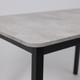 Миниатюра изображения товара Обеденный стол Мамадома Tirk Radial-110 раздвижной 110-142x70 (серый сланец/черный)