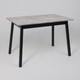 Миниатюра изображения товара Обеденный стол Мамадома Tirk Radial-110 раздвижной 110-142x70 (серый сланец/черный)