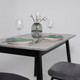 Миниатюра изображения товара Обеденный стол Мамадома Tirk Radial-110 раздвижной 110-142x70 (серый сланец/черный)