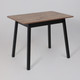Миниатюра изображения товара Обеденный стол Мамадома Tirk Radial-94 раздвижной 94-126x64 (дуб веллингтон/черный)