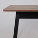 Миниатюра изображения товара Обеденный стол Мамадома Tirk Radial-94 раздвижной 94-126x64 (дуб веллингтон/черный)