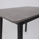 Миниатюра изображения товара Обеденный стол Мамадома Tirk Radial-94 раздвижной 94-126x64 (дымчатая керамика/черный)