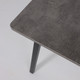 Миниатюра изображения товара Обеденный стол Мамадома Tirk Radial-94 раздвижной 94-126x64 (дымчатая керамика/черный)