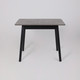 Миниатюра изображения товара Обеденный стол Мамадома Tirk Radial-94 раздвижной 94-126x64 (дымчатая керамика/черный)
