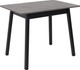 Миниатюра изображения товара Обеденный стол Мамадома Tirk Radial-94 раздвижной 94-126x64 (дымчатая керамика/черный)