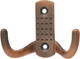 Миниатюра изображения товара Крючок для одежды Нора-М №11 2-х рож. (старая медь)