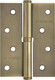 Миниатюра изображения товара Петля дверная Нора-М 750-4 100x75x2.5 (правая, старая бронза)