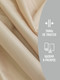 Миниатюра изображения товара Ткань для творчества Sentex Ткань подкладочная Twill ПТ 400x150 190Т 100%ПЭ 75 гр/м2 (темно-бежевый)