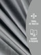 Миниатюра изображения товара Ткань для творчества Sentex Ткань подкладочная Twill ПТ 400x150 190Т 100%ПЭ 75 гр/м2 (темно-серый)