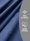 Миниатюра изображения товара Ткань для творчества Sentex Ткань подкладочная Twill ПТ 400x150 190Т 100%ПЭ 75 гр/м2 (темно-синий)