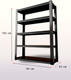 Миниатюра изображения товара Стеллаж металлический Modular Shelving 90x40x182/5B