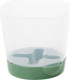 Миниатюра изображения товара Вазон Полесье №2 с поддонником / 06810 (1.4л, прозрачный/зеленый)