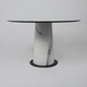Миниатюра изображения товара Обеденный стол LEPREMO AV 1317 HPL+МДФ 1200 (мрамор белый/черный)