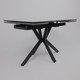 Миниатюра изображения товара Обеденный стол LEPREMO AV 2111 МДФ+керамика раздвижной 1200-1800x800 (белый глянцевый Pandora/черный)