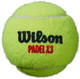 Миниатюра изображения товара Набор мячей для падел-тенниса Wilson Padel X3 / WR8900801001 (3шт, желтый)