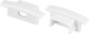 Миниатюра изображения товара Заглушка для профиля Arlight LINE-2308-F с отверстием WHITE / 044238