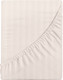 Миниатюра изображения товара Простыня Verossa Stripe на резинке 180x200x20 / 925746 (Antique White)