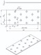 Миниатюра изображения товара Пластина соединительная Металлист Крепежная 50x120 (цинк)