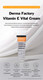 Миниатюра изображения товара Крем для лица Derma Factory Vitamin E Vital Антиоксидантный (50мл)