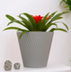 Миниатюра изображения товара Кашпо VipSet Луи с дренажной системой (2.7л, серый)